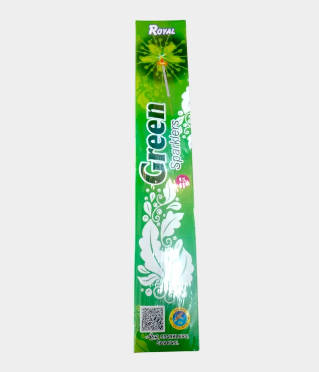 #28 15 cm Green Sparklers